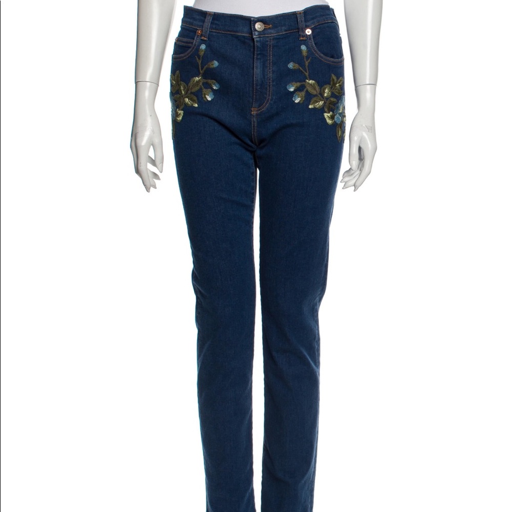 Gucci Embroided jeans